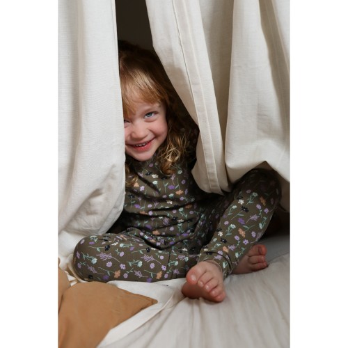 BIRKHOLM Leggings Grøn Blomstermark